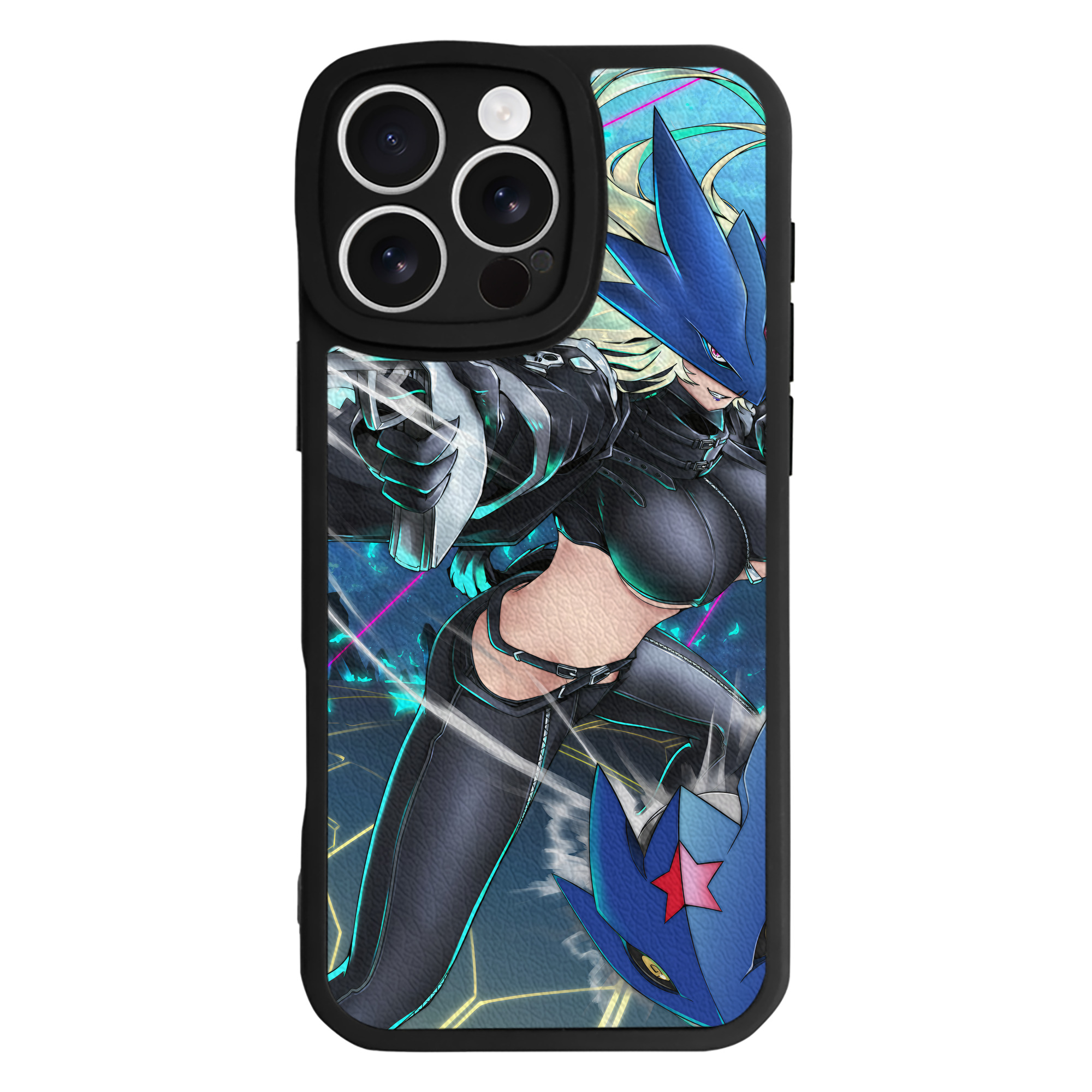 （画像用） Digimon デジタルモンスター/デジモン 【iPhone 16シリーズ対応】シリコンスマホケース（レザー調） 材質：シリコン